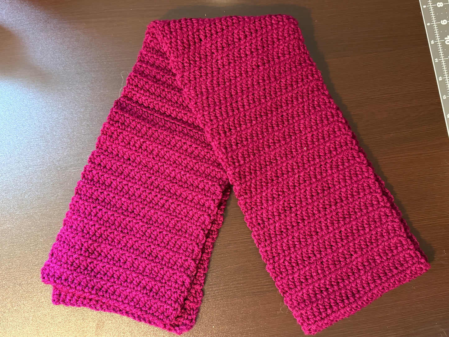 Medium Weight Crochet Scarf