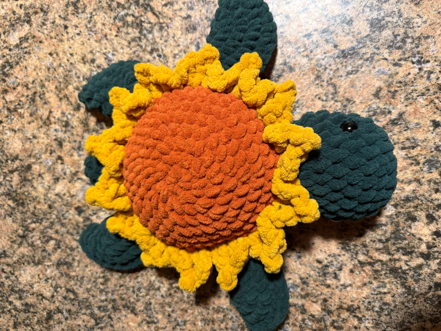 Sunflower Turtle Plush - 14”