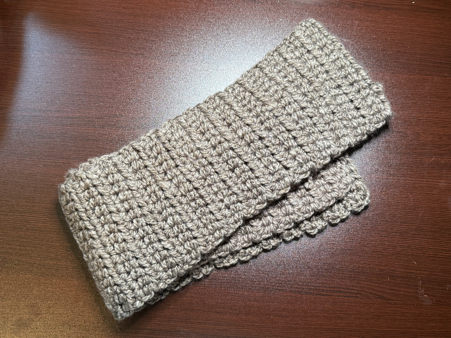 Chunky Crochet Scarf