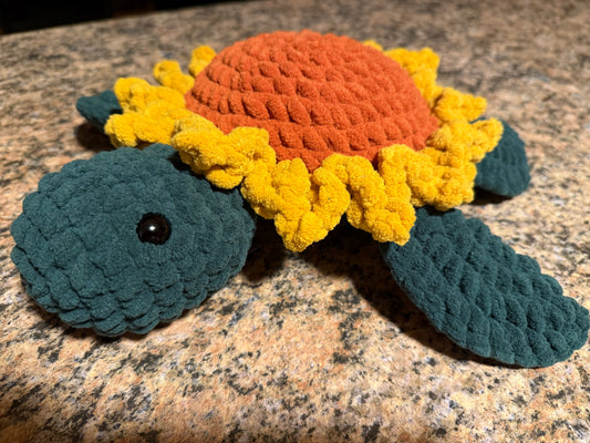 Sunflower Turtle Plush - 14”